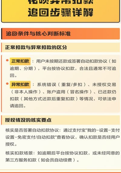 花呗出现异常怎么恢复