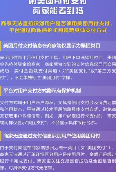 美团月付：商家真的能查到你的还款记录吗？