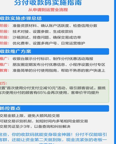微信分付商家，如何高效拿钱？