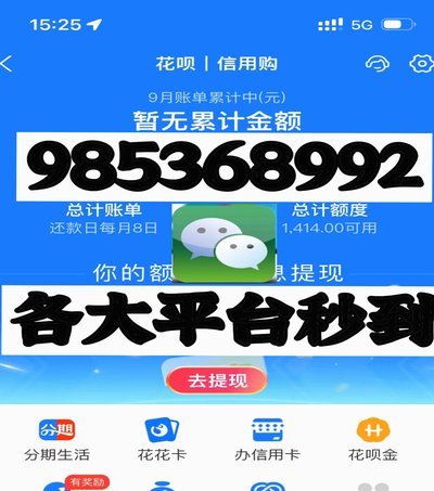 拿去花解锁灵活取现额度