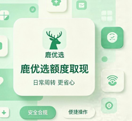 鹿优选额度怎么提？核心在于信用积累